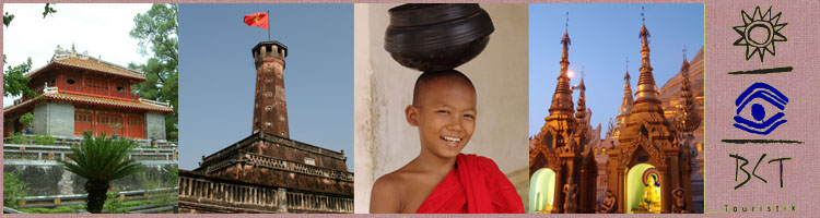 Collage Vietnam Reisen + Myanmar Reise